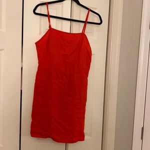 Coral red Nordstrom BP mini dress